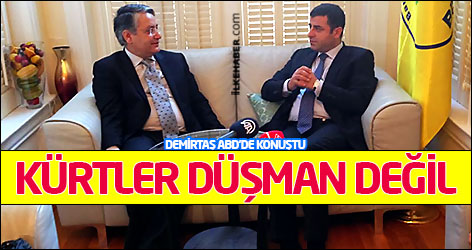 Demirtaş ABD'de konuştu: Kürtler düşman değil