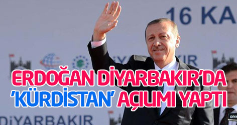 Erdoğan Diyarbakır'da 'Kürdistan' açılımı yaptı, 'Dağdakiler inecek' dedi