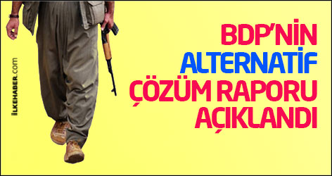 BDP’nin alternatif çözüm raporu açıklandı