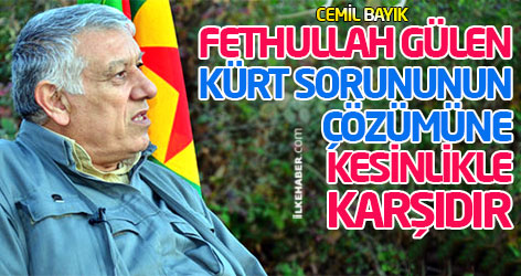 Cemil Bayık: Fethullah Gülen Kürt sorununun çözümüne kesinlikle karşıdır
