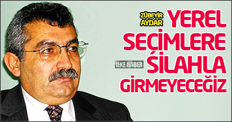 Aydar: Yerel seçimlere silahla girmeyeceğiz