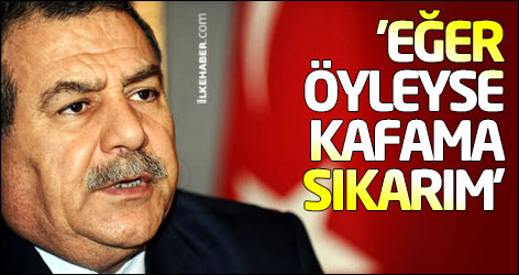 Muammer Güler: 'Eğer öyleyse kafama sıkarım'