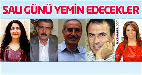 Tahliye olan Vekiller salı günü yemin edecek