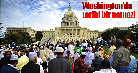 Washington'da tarihi bir namaz!