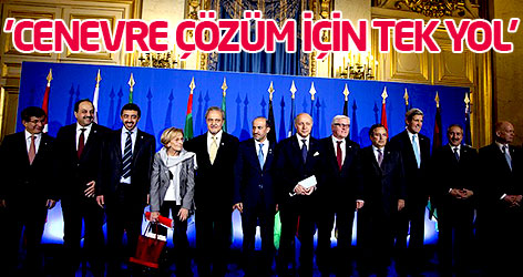 'Cenevre Konferansı çözüm için tek yol'