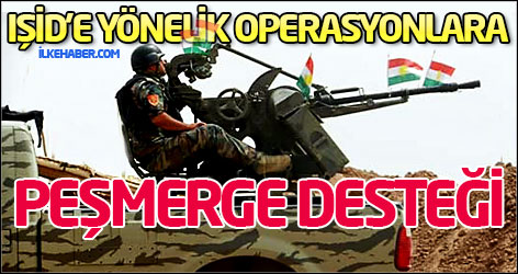 IŞİD’e yönelik operasyonlara Peşmerge desteği