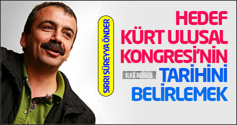 'Hedef Kürt Ulusal Kongresi’nin tarihini belirleyip dönmek'