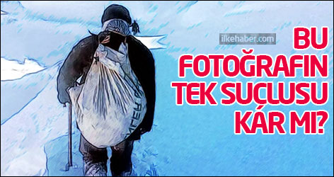 Bu fotoğrafın tek suçlusu kar mı?