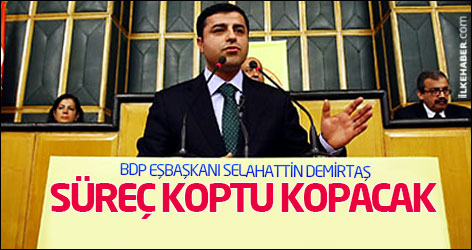 Demirtaş: Çözüm süreci koptu kopacak