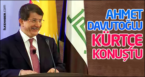 Ahmet Davutoğlu Kürtçe konuştu