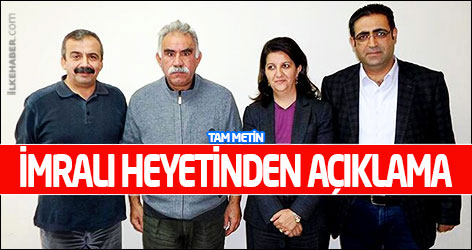 BDP-HDP heyetinden İmralı açıklaması (Tam Metin)