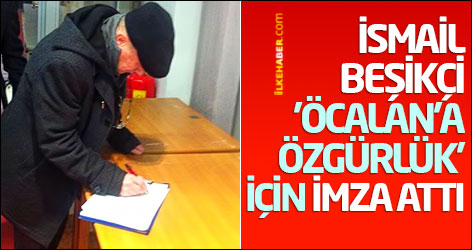 İsmail Beşikçi 'Öcalan'a özgürlük' için imza attı