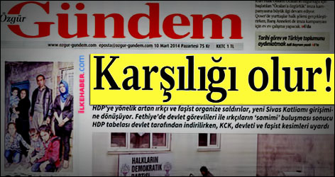 KCK: HDP'ye yapılan saldırının karşılığı olur!