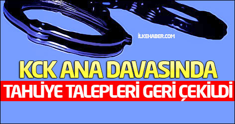 KCK ana davasında tahliye talepleri geri çekildi