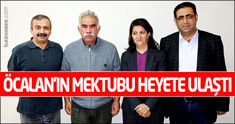 Öcalan'ın mektubu heyete ulaştı