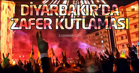 Diyarbakır'da zafer kutlaması