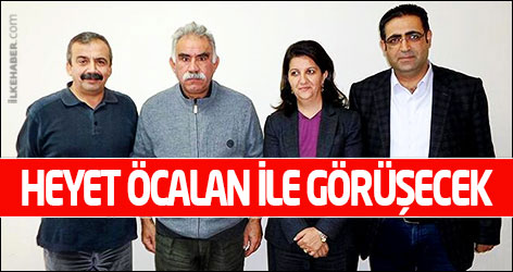 Heyet Öcalan ile görüşme için başvurdu