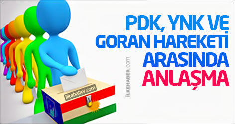 PDK, YNK ve Goran Hareketi arasında anlaşma