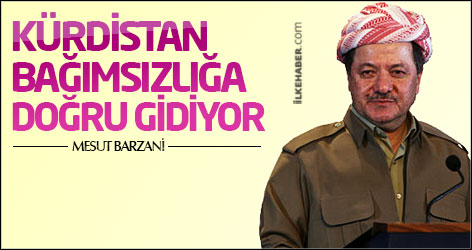 Barzani: Kürdistan bağımsızlığa doğru gidiyor