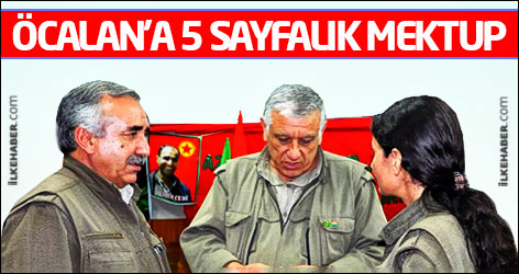 KCK'den Öcalan'a 5 sayfalık mektup