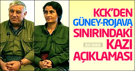 KCK'den Güney-Rojava sınırındaki kazı açıklaması
