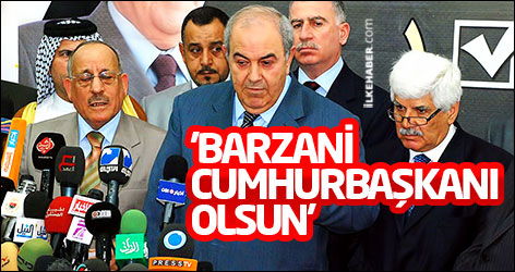 'Barzani cumhurbaşkanı olsun'