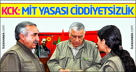 KCK: MİT yasası ciddiyetsizlik