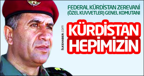 Zerevani Genel Komutanı: Kürdistan hepimizindir