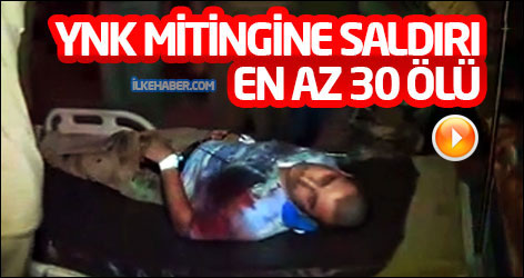 Xaneqin'de YNK mitingine saldırı: En az 30 ölü