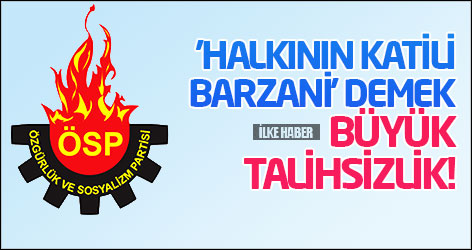 'Halkının katili Barzani' demek, büyük talihsizlik!