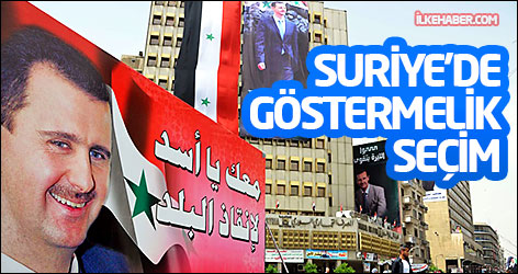 Suriye'de göstermelik seçim