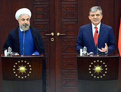 Gül ile Ruhani'den ortak basın toplantısı