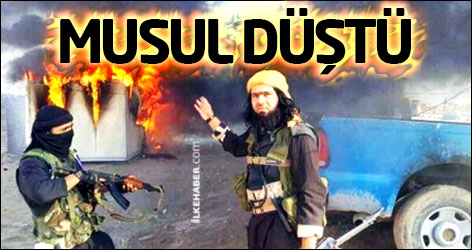 Musul düştü, halk kaçıyor...