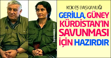 KCK: Gerilla, Güney Kürdistan'ın savunması için hazırdır