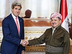 Kerry ile görüşen Barzani: Yeni bir Irak gerçeği var
