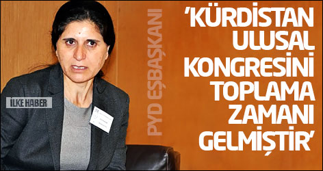 'Kürdistan ulusal kongresini toplama zamanı gelmiştir'