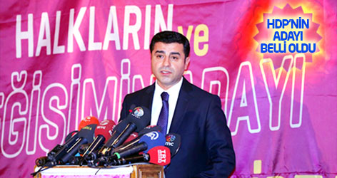HDP'nin Cumhurbaşkanı adayı Selahattin Demirtaş