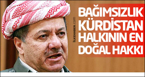 Barzani: Bağımsızlık Kürdistan halkının en doğal hakkı