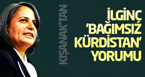 Kışanak'tan ilginç 'Bağımsız Kürdistan' yorumu