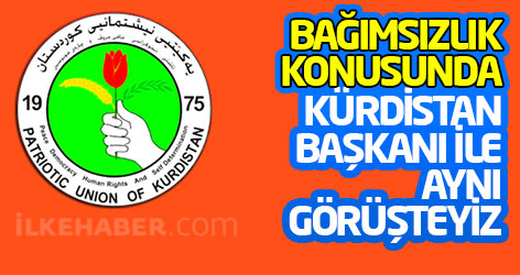 YNK: Bağımsızlık konusunda Kürdistan Başkanı ile aynı görüşteyiz