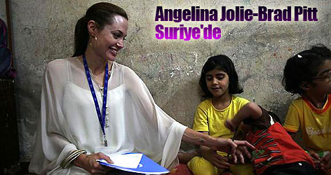Angelina Jolie-Brad Pitt çifti Suriye'de