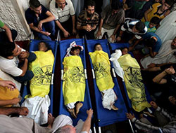 Gazze'de ölü sayısı 309'a yükseldi