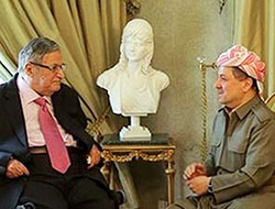 Barzani'den Talabani'ye ziyaret