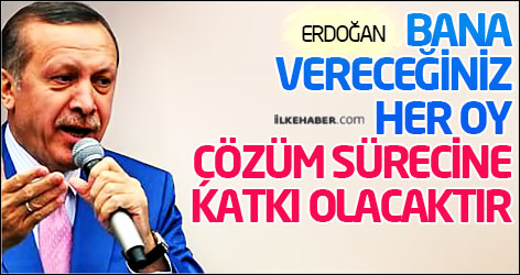 Erdoğan Diyarbakır'da konuştu: Bana vereceğiniz her oy çözüm sürecine katkı olacaktır