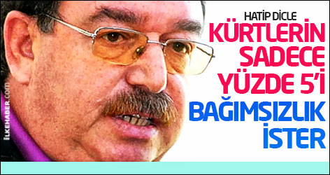 Hatip Dicle: Kürtlerin sadece yüzde 5'i bağımsızlık ister