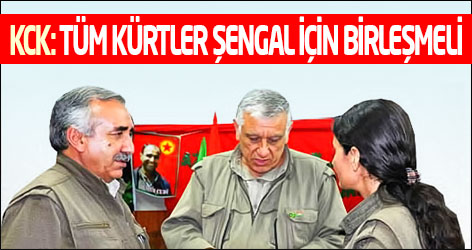 KCK: Tüm Kürtler Şengal için birleşmeli