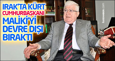 Irak'ta Kürt Cumhurbaşkanı Maliki'yi devre dışı bıraktı