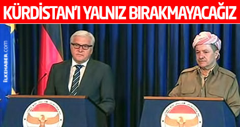 Almanya: Kürdistan’ı yalnız bırakmayacağız