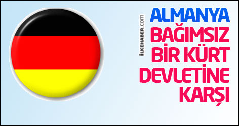 Almanya Bağımsız bir Kürt devletine karşı