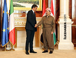 Barzani Hewlêr'de İtalya Başbakanı Renzi ile görüştü